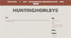 Desktop Screenshot of huntingharleys.com